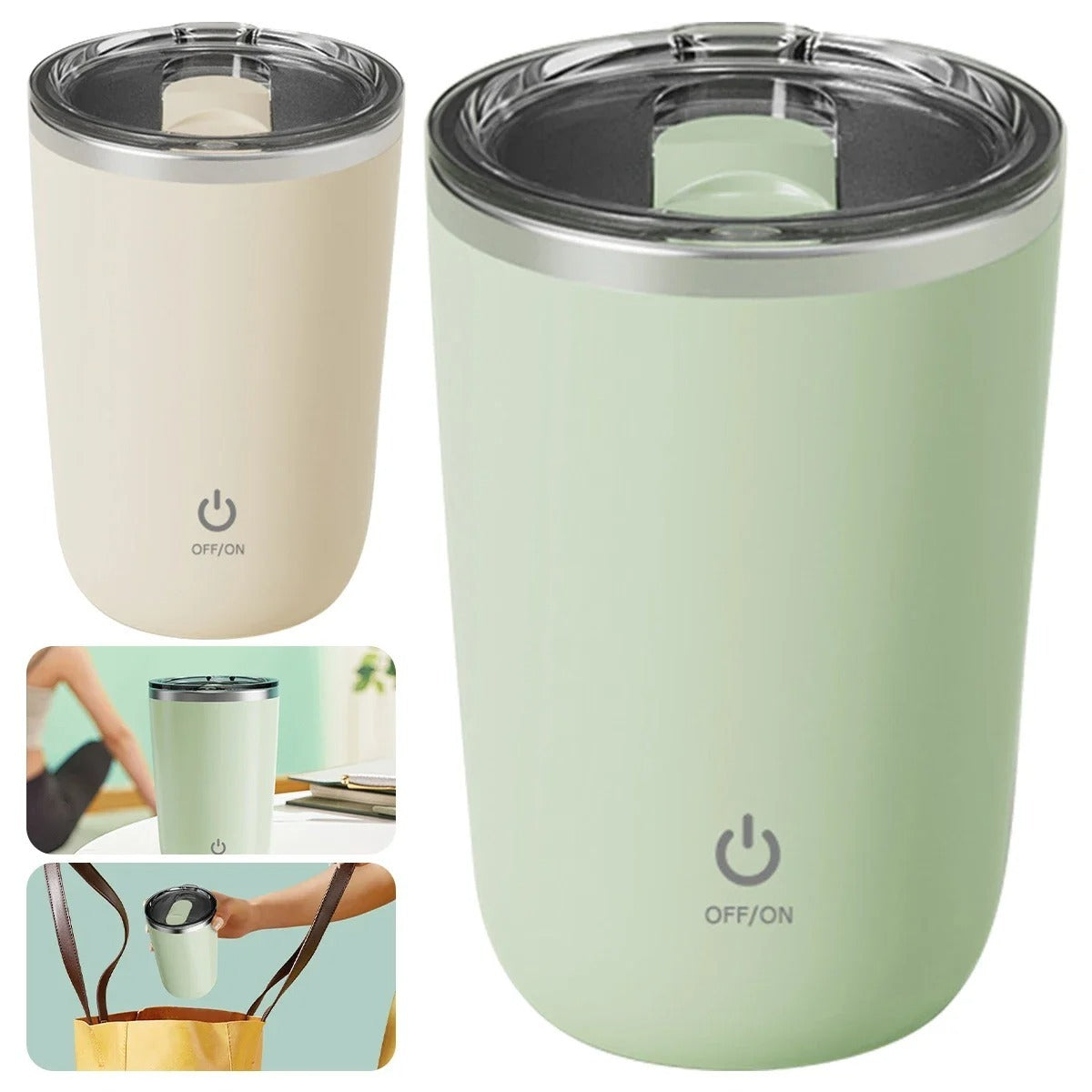 Magnetic Stirring Cup For Home Office And Travel