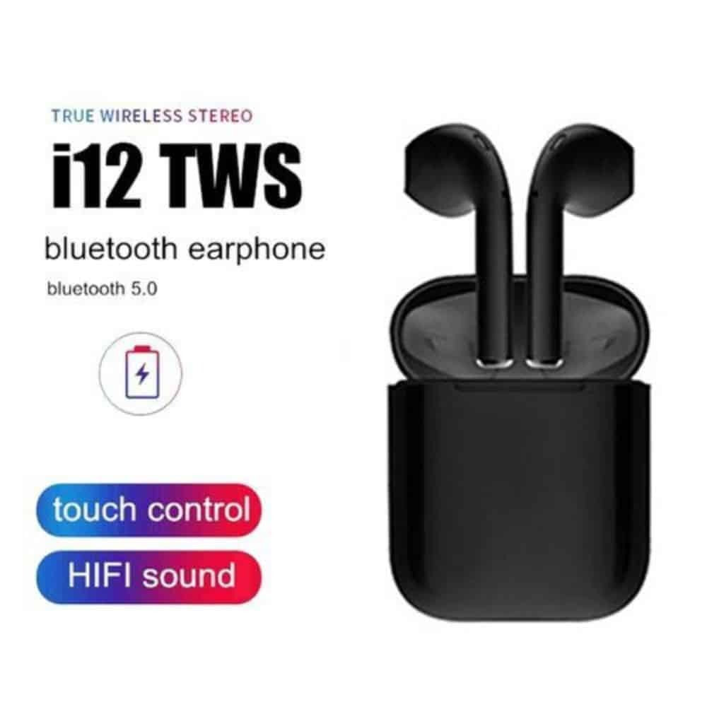 Airpro & Air 31 TWS I12 Airpods_ with Super Sound & High Quality Touch Sensors True Stereo Headphones