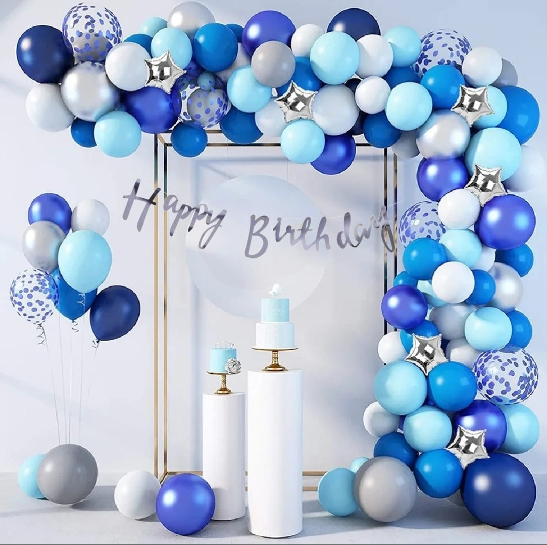 58 Pcs Birthday Decoration Set for Boys & Girls Including Happy Birthday Banner