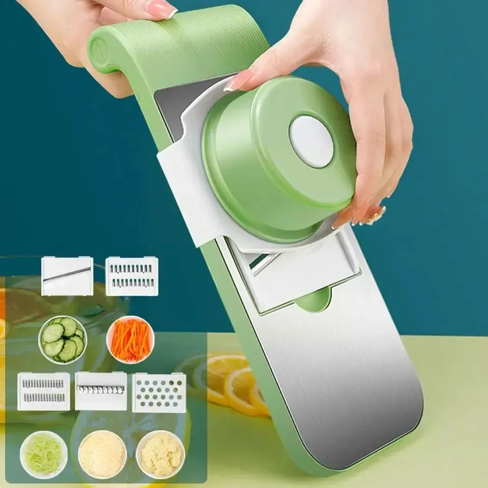 Stainless steel 5 in 1 vegetable cutter - Vegetable slicer