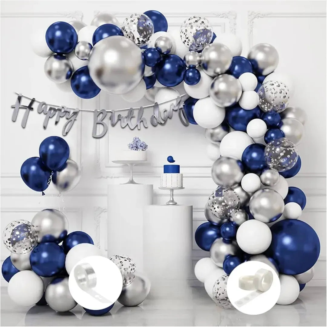 58 Pcs Birthday Decoration Set for Boys & Girls Including Happy Birthday Banner