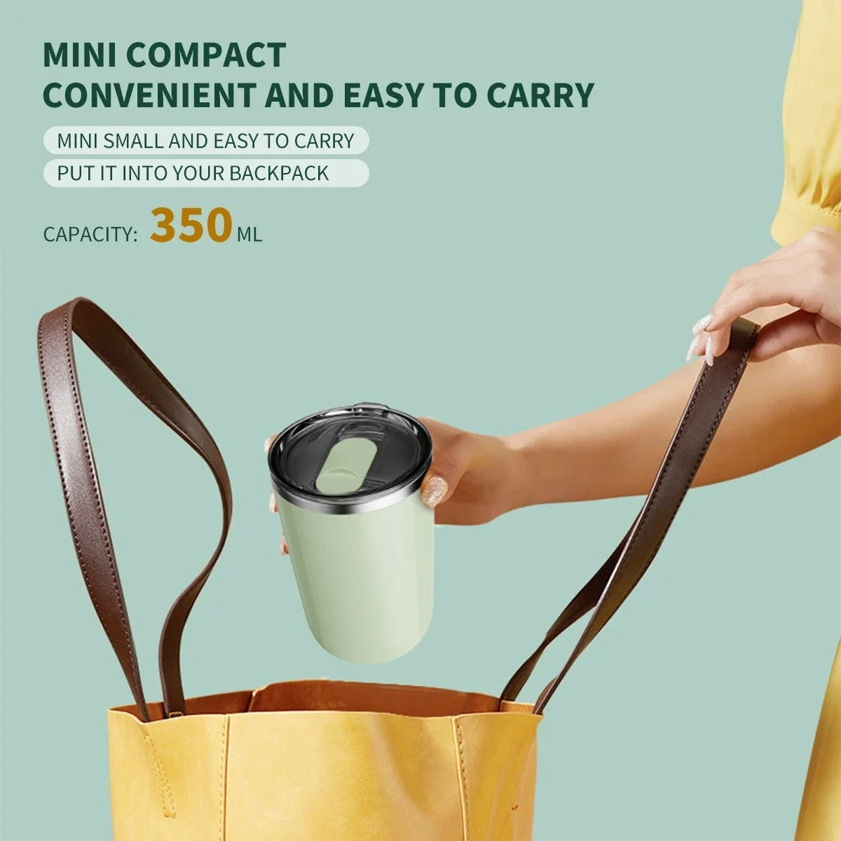 Magnetic Stirring Cup For Home Office And Travel