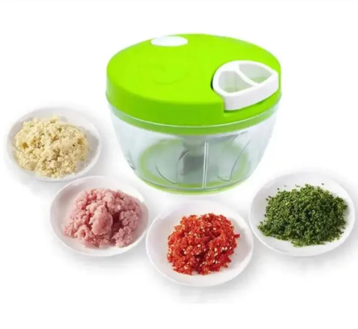 Mini Speedy Manual Chopper, Hand Pull Grinder Grill Vegetable Meat Slicer 170ML