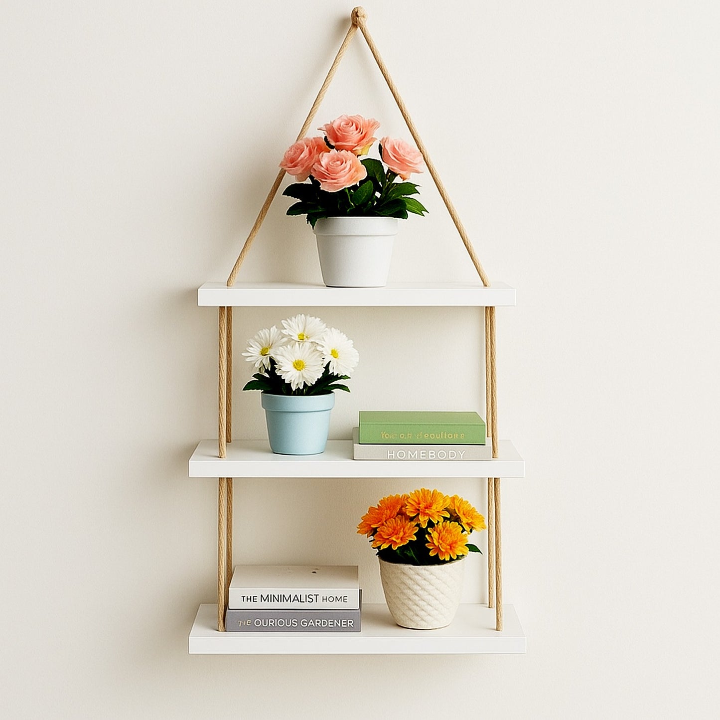 Wall Decoration items for wall hanging - wall hanging fancy - artificial flowers - mini plant artificial decoration - hanging mini plants