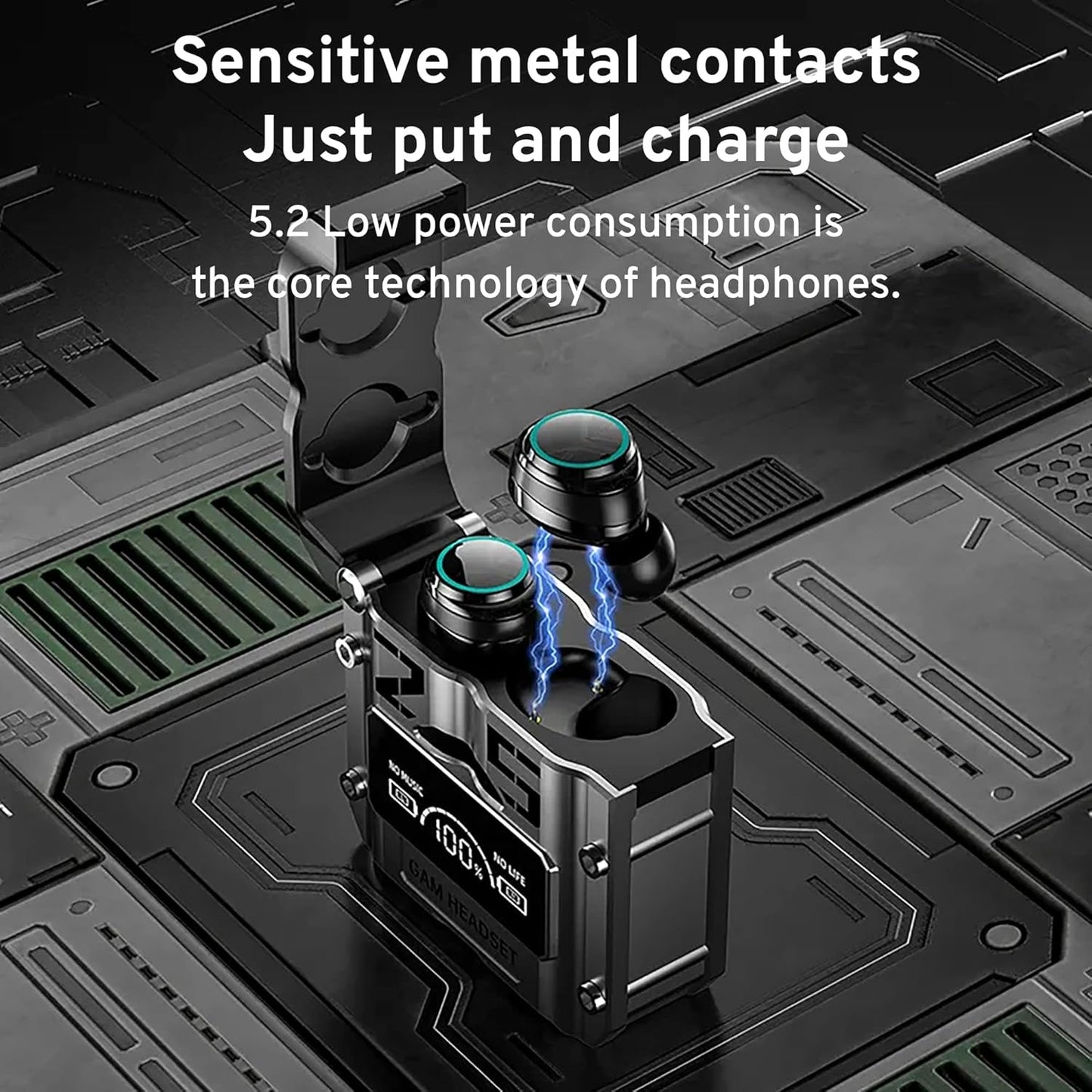 M25 Damix TWS Gaming Headphones True Wireless Earbuds Earphones Touch Control