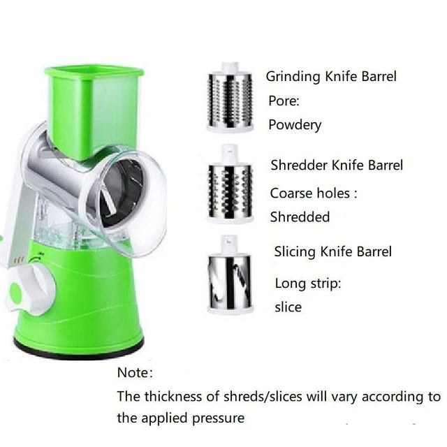 Multifunctional Kitchen Gadgets Grater,3 in1 Cutting Machine