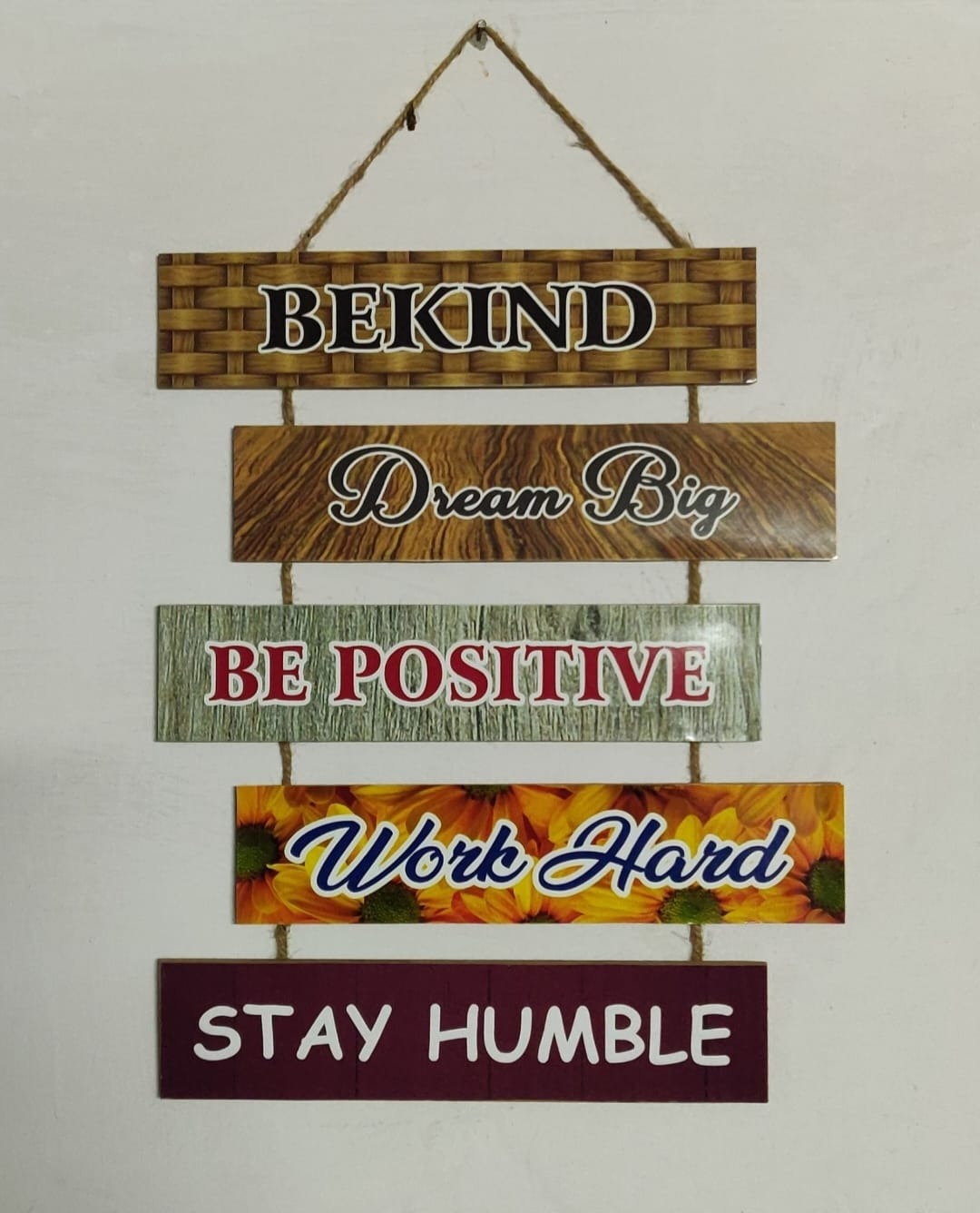 Wooden Wall Hanging quotes for home decoration