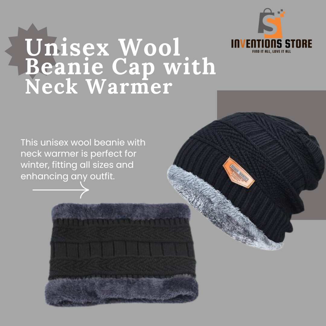 Winter Cap with Gloves Set – Warm, Stylish & Comfortable, Winter Caps for Men & Women - Cozy, Trendy, & Affordable,