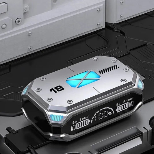 M41 Bluetooth 5.3 True Wireless Earbuds, Environmental Noise Cancelling, Waterproof, LED Power Display