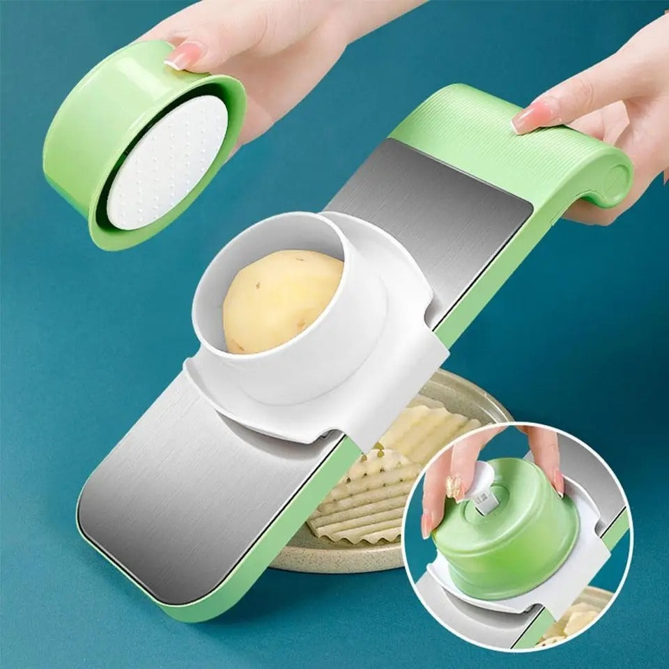 Stainless steel 5 in 1 vegetable cutter - Vegetable slicer