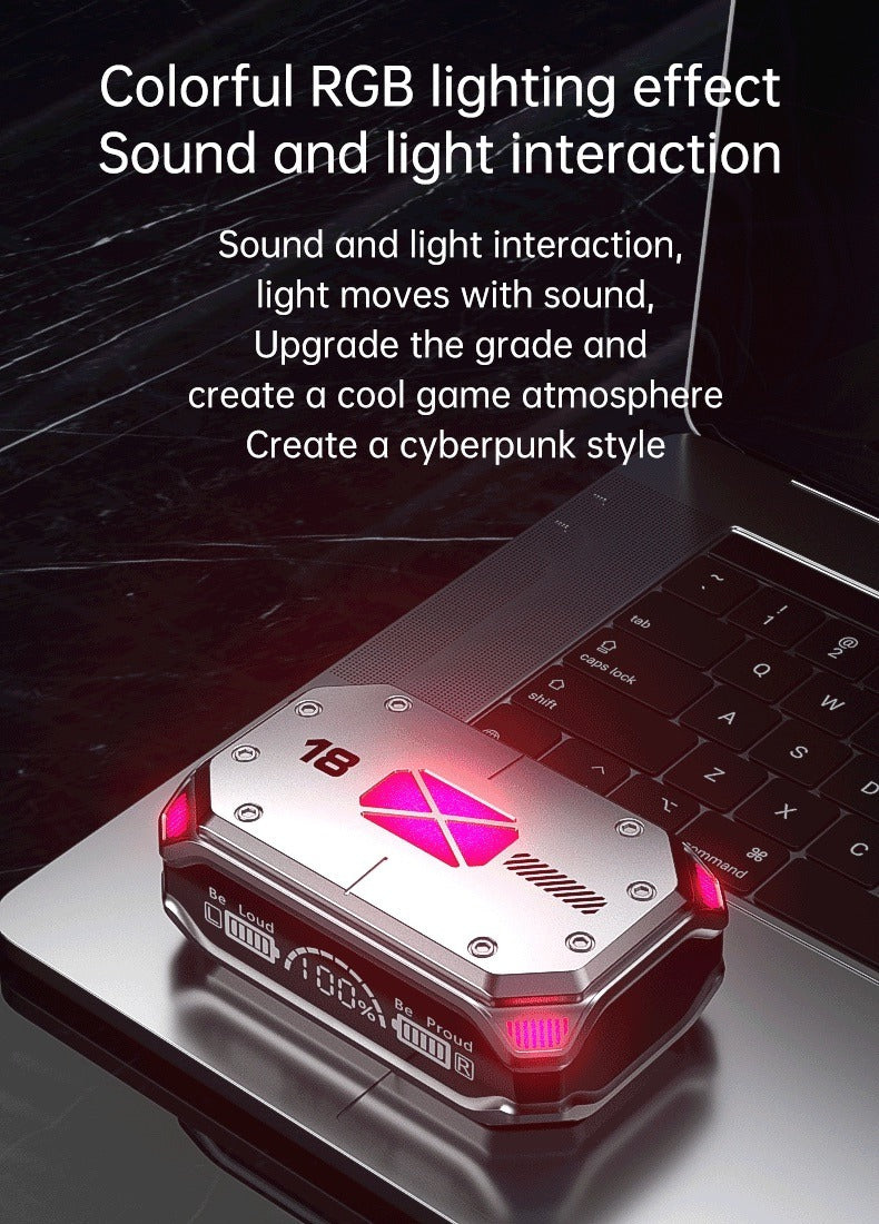 M41 Bluetooth 5.3 True Wireless Earbuds, Environmental Noise Cancelling, Waterproof, LED Power Display