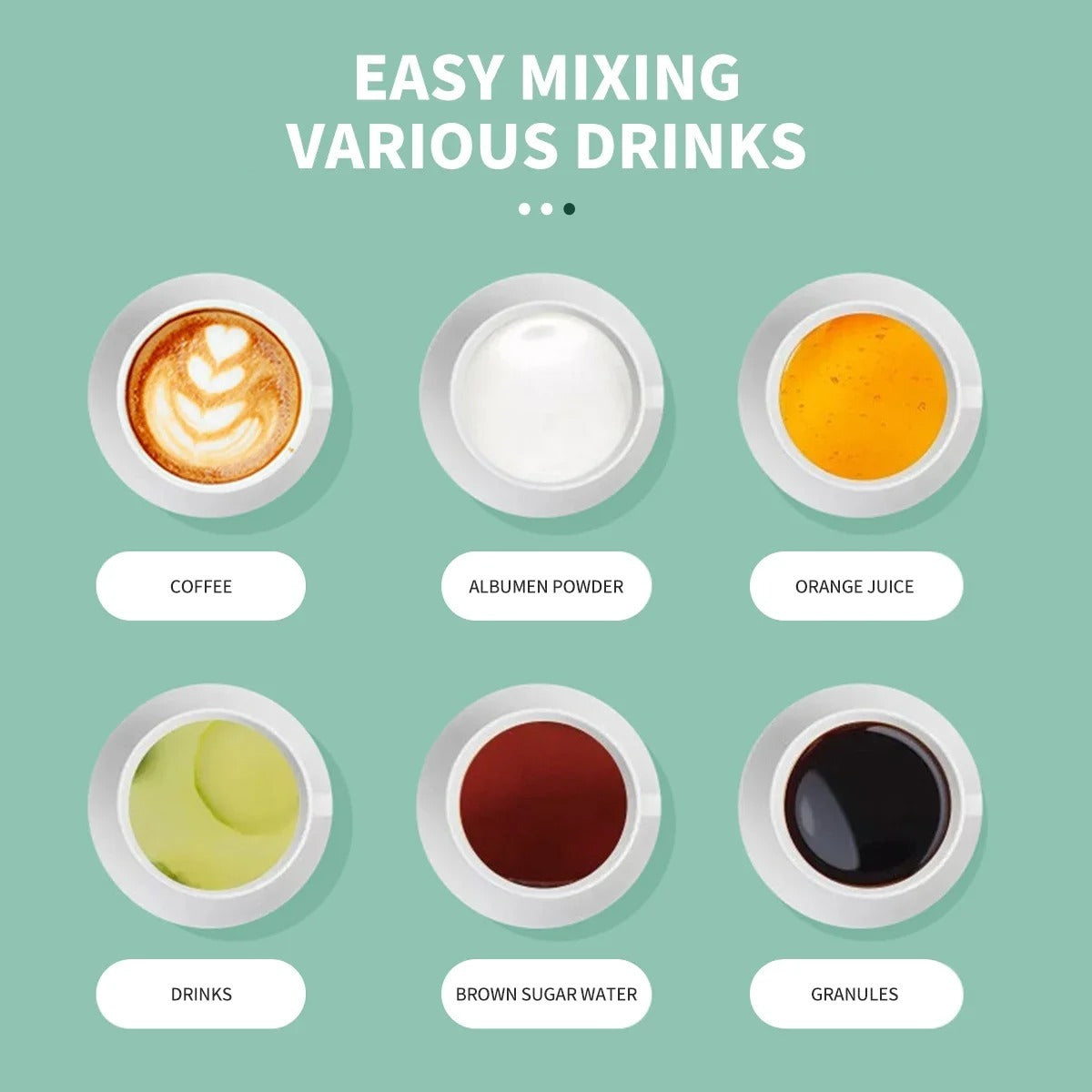 Magnetic Stirring Cup For Home Office And Travel