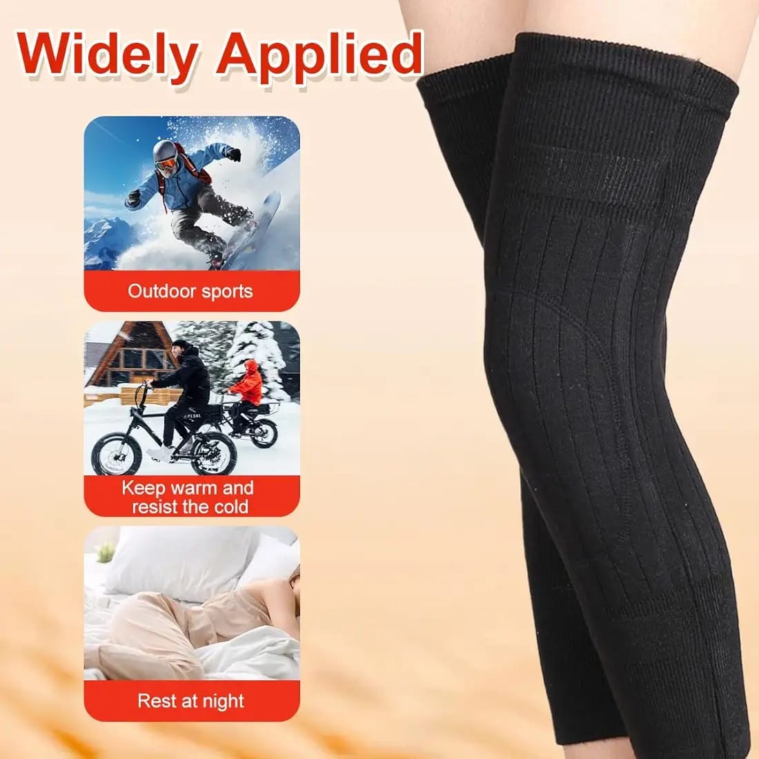 Winter Warm Thermal Knee Warmers