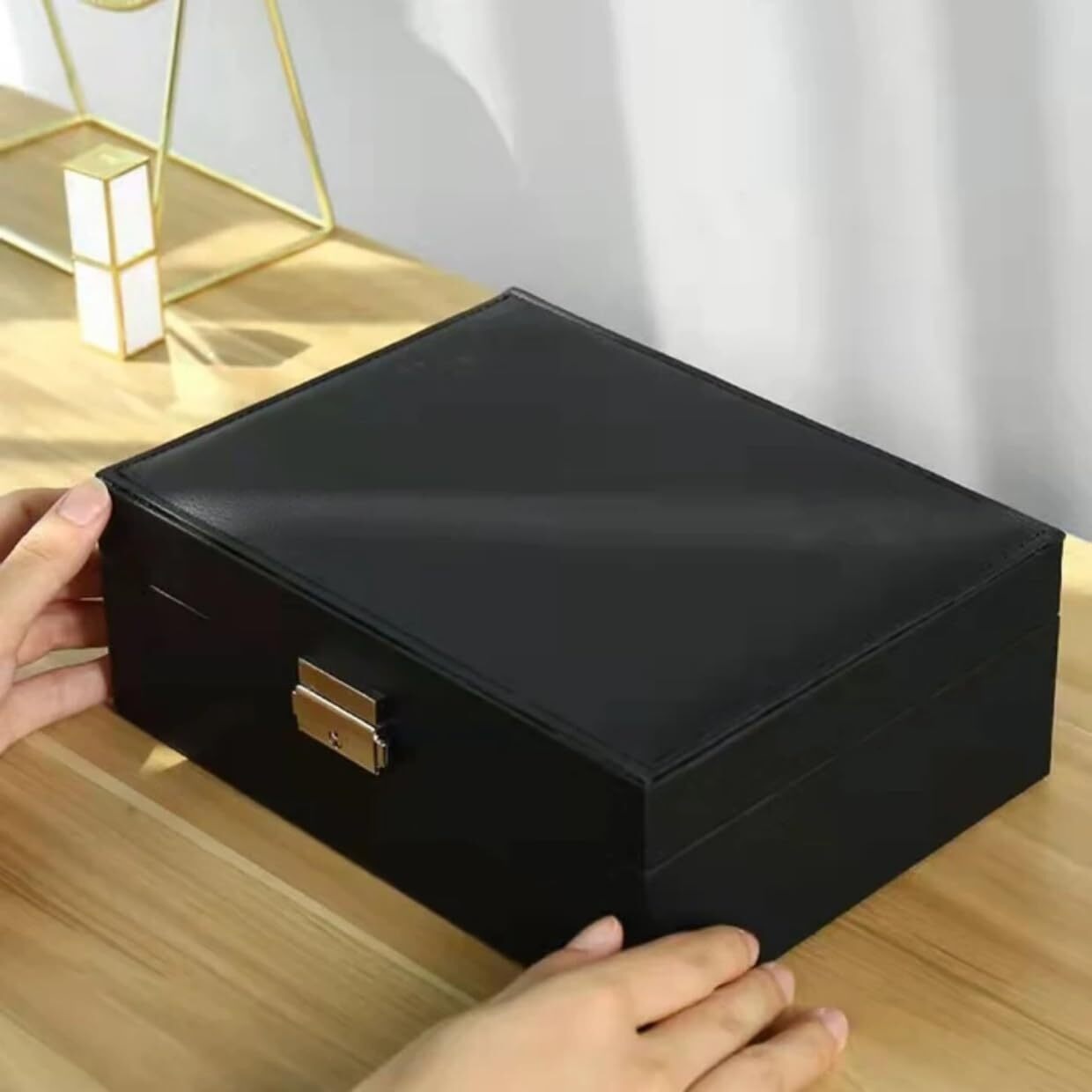 Multipurpose Jewellery organizer - faux leather jewellery box for Girls